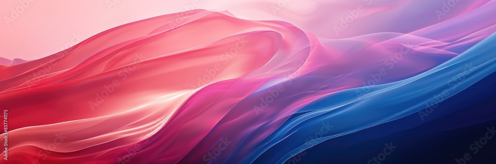 Vibrant Abstract Silk Waves Background Design