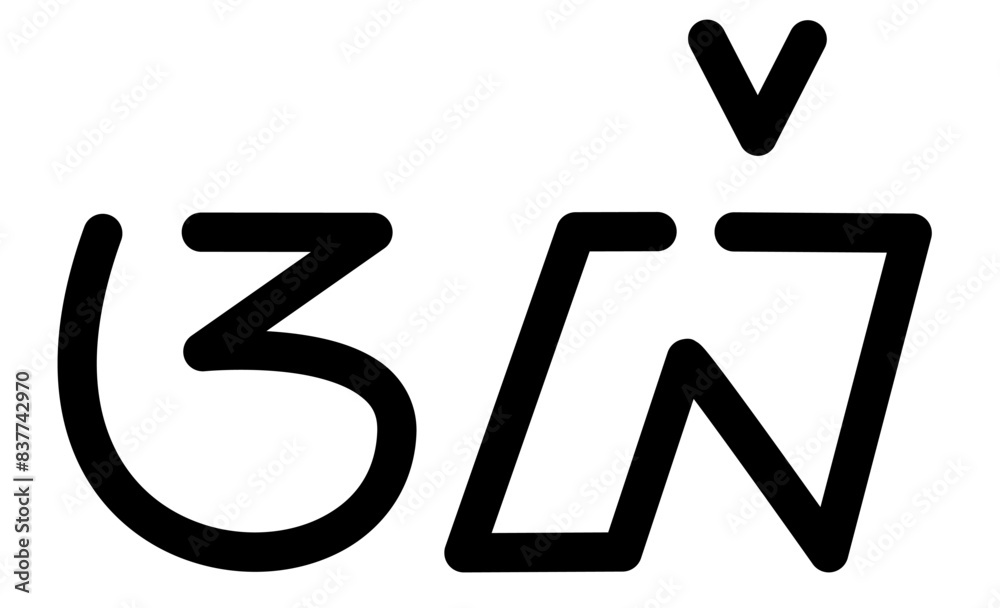 Illustration vector graphic of the name Abe, ( Sundanese script ). Great for printing on your personal items Illustration vector graphic of the name Abe, ( Sundanese script ). Great for printing on your personal items