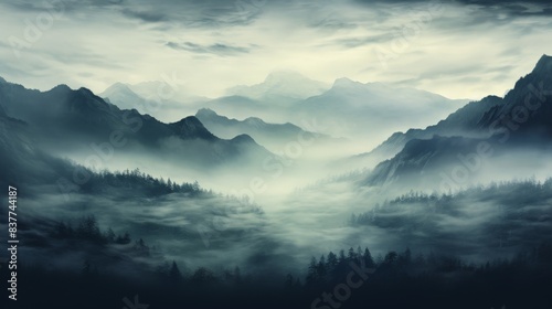 Whispering Clouds Mystical Mist Layers