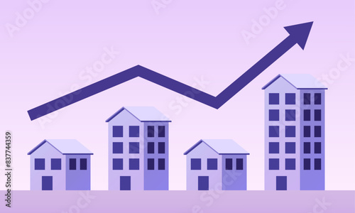 Concept of mortgage price volatility in the housing market