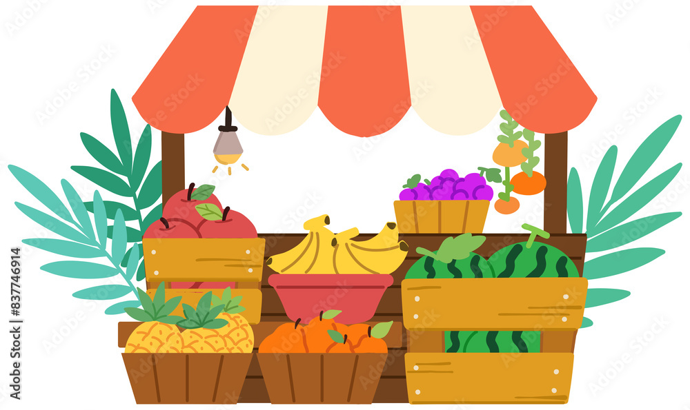 Obraz premium fresh fruit shop