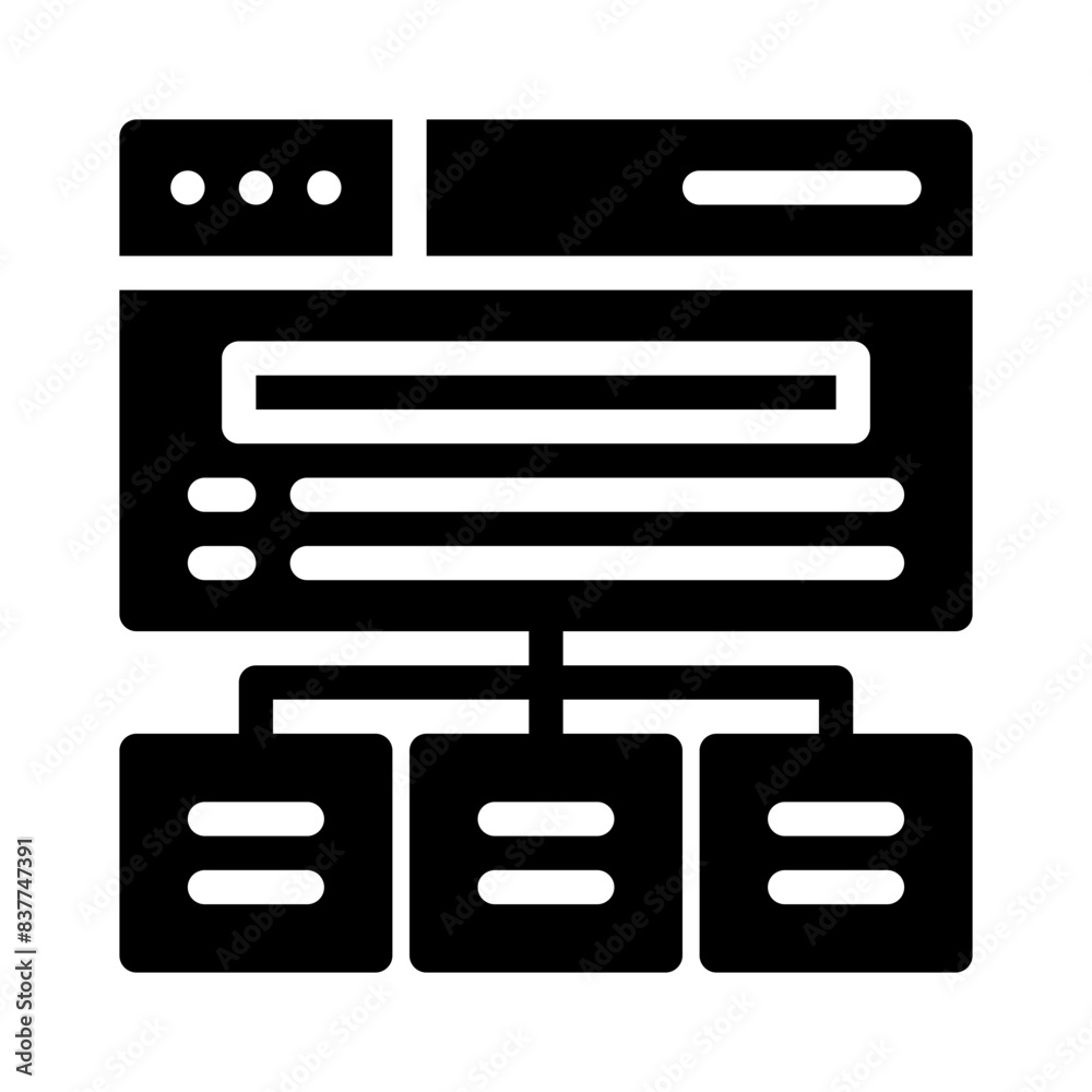 sitemap glyph icon sitemap glyph icon