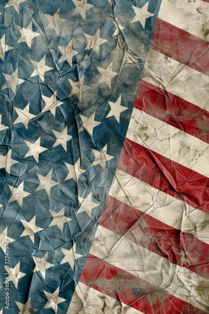 design with a military theme, including elements such as the American flag,greeting card to honor the death of a military service member