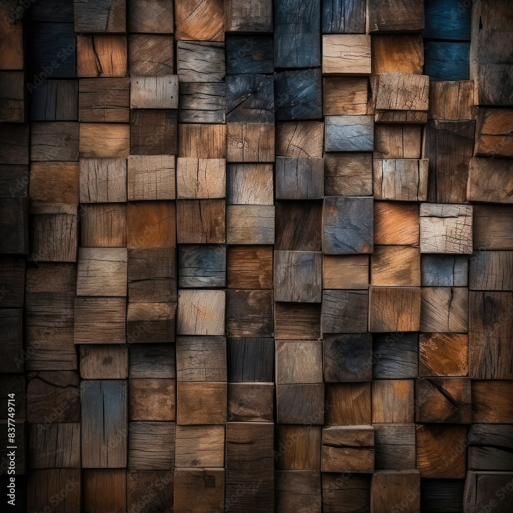 Wood background. Modern wooden facing background. Dark wooden banner. Rustic three-dimensional wood texture Wood background. Modern wooden facing background. Dark wooden banner. Rustic three-dimensional wood texture