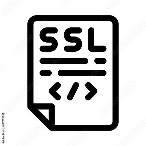 ssl line icon