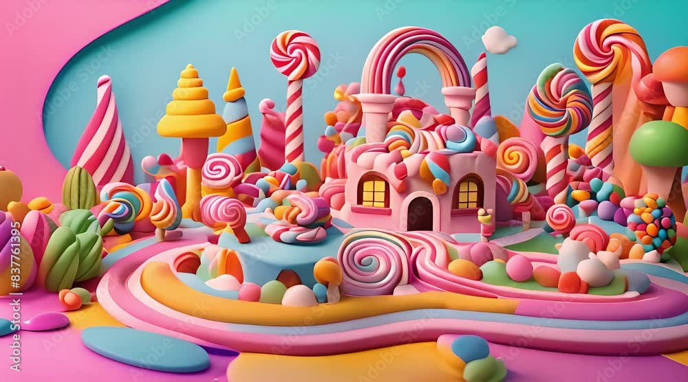 colorful candy land