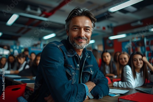 Assistant Principal's multifaceted role in education depicted in symbolic illustration