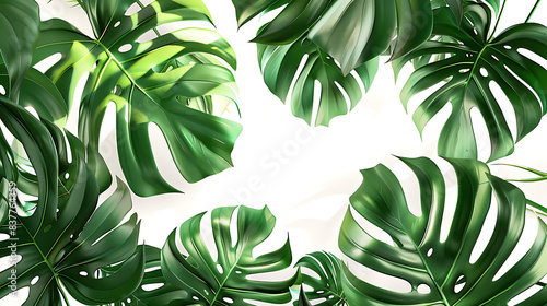 Monstera, a plant with beautiful foliage, suitable for decorating the house to make it lively