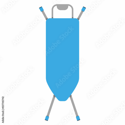 Clothes pressing board vector cartoon illustration isolated on a white background.