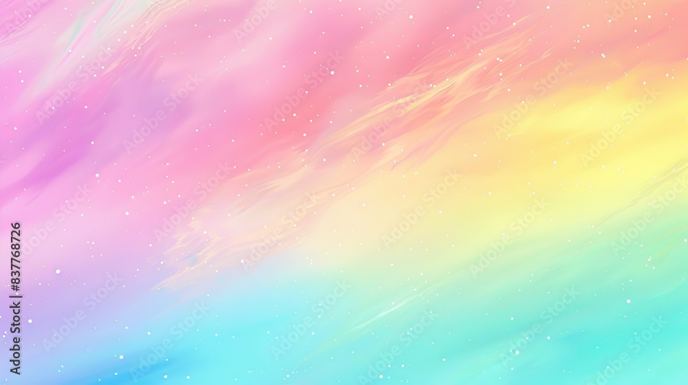 Pastel Rainbow Gradient Background with Colorful Texture