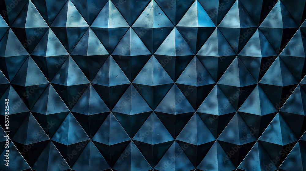 Abstract blue pyramid patterned background. Abstract blue pyramid patterned background.