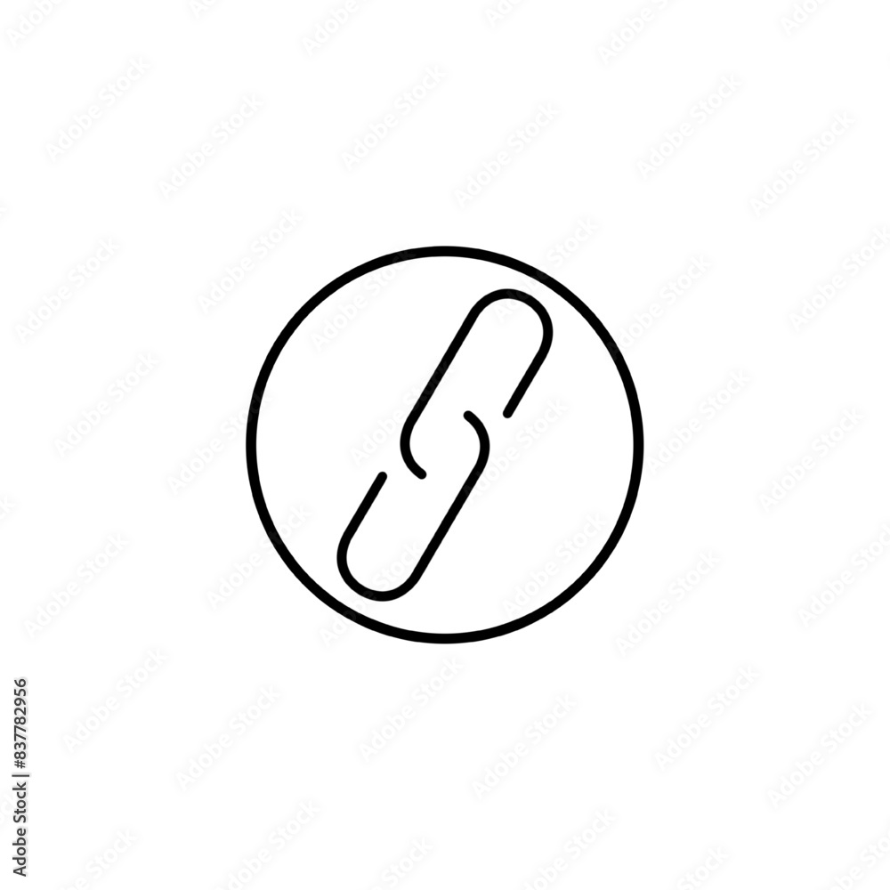 Link flat icon illustration- vector Link flat icon illustration- vector