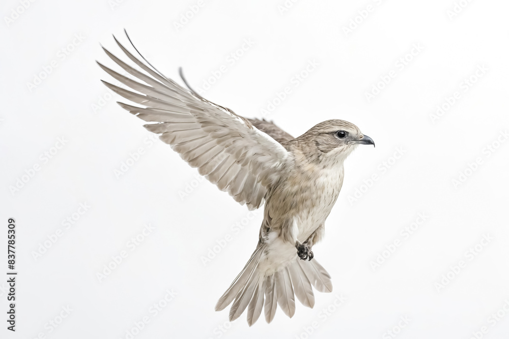 A White-winged Bird in Flight A White-winged Bird in Flight