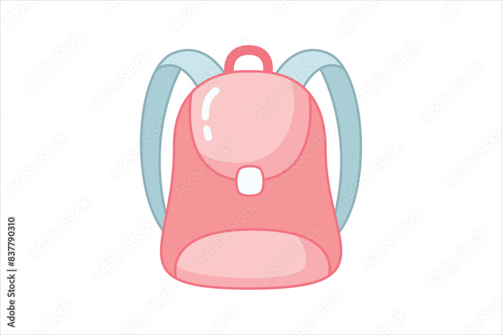 Spring Trip Flat Sticker Design