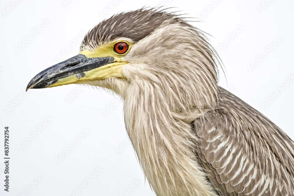 Obraz premium Black-crowned Night Heron Profile
