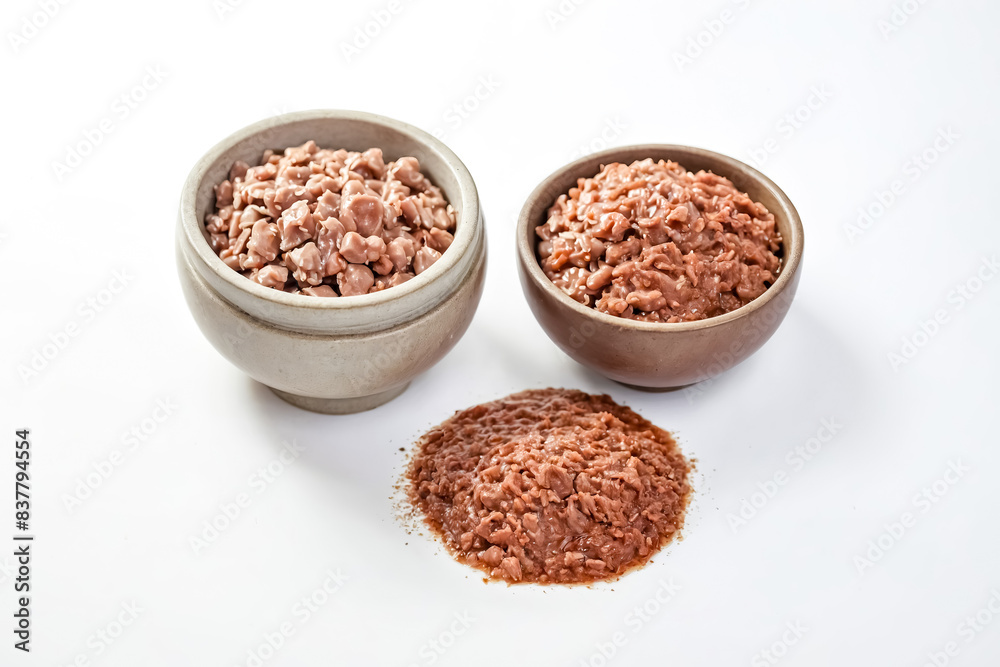Canned Tuna in Bowls and Pile