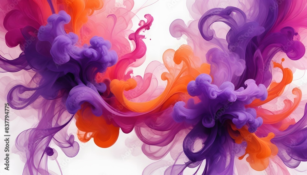 A digital abstract piece where smears of pastel lilac blend seamlessly into a white background, designed to resemble digital brush strokes for a modern, artistic expression A digital abstract piece where smears of pastel lilac blend seamlessly into a white background, designed to resemble digital brush strokes for a modern, artistic expression