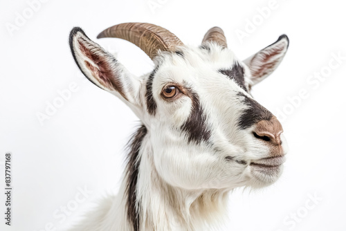 Close Up of a Goat's Head photo