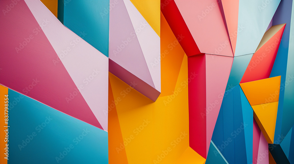 Fototapeta premium geometry shape background