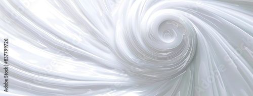 White Abstract Swirl Design for Creative Background