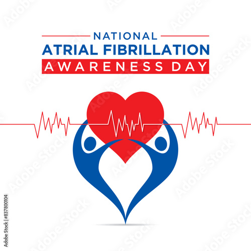 heart, month, national, attack, awareness, health, disease, illustration, illness, day, medical, atrial fibrillation, beat, vector, cancer, lung, chest, pain, care, treatment, campaign, banner, poster