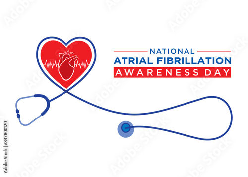 heart, month, national, attack, awareness, health, disease, illustration, illness, day, medical, atrial fibrillation, beat, vector, cancer, lung, chest, pain, care, treatment, campaign, banner, poster