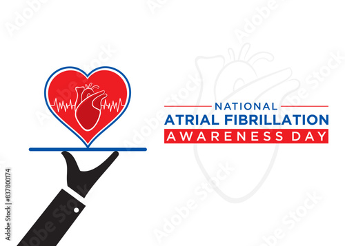 heart, month, national, attack, awareness, health, disease, illustration, illness, day, medical, atrial fibrillation, beat, vector, cancer, lung, chest, pain, care, treatment, campaign, banner, poster