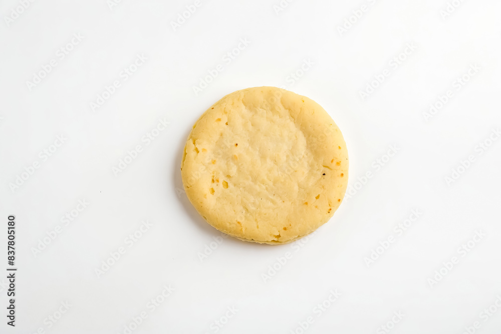 Closeup of a round, flat bread Closeup of a round, flat bread