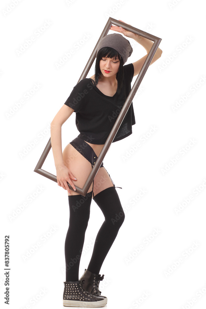 Fototapeta premium beautiful woman in underwear