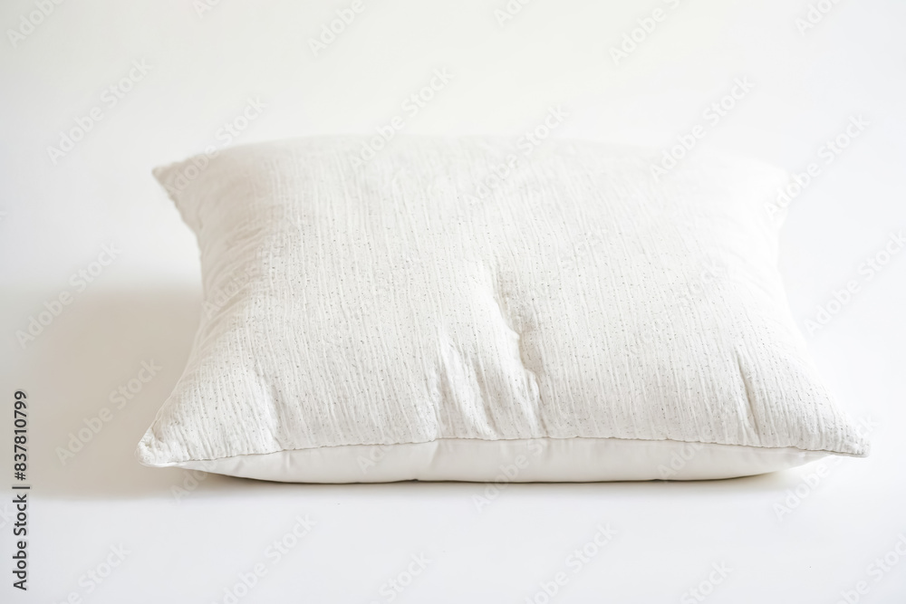 White Pillow on a White Background White Pillow on a White Background