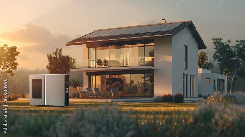 The home is powered by a battery backup solution. Help households make the most of renewable energy sources. and enjoy a carbon-free day. The home is powered by a battery backup solution. Help households make the most of renewable energy sources. and enjoy a carbon-free day.