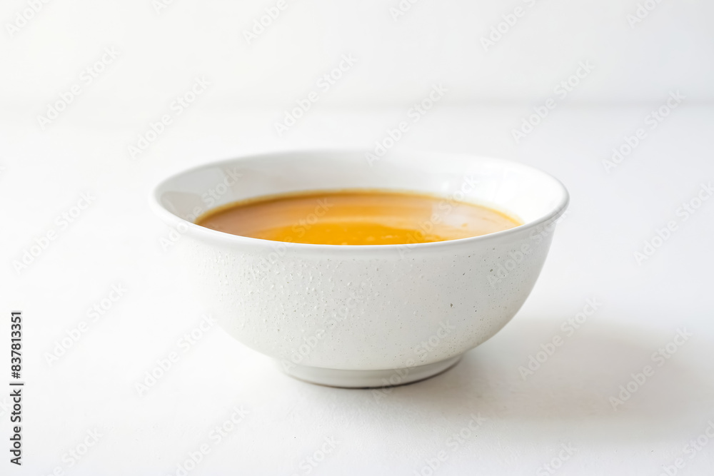 Close Up of a Bowl of Pumpkin Soup Close Up of a Bowl of Pumpkin Soup