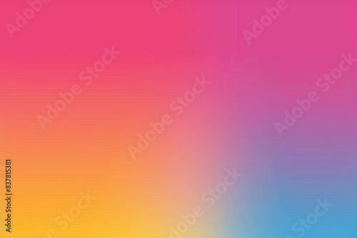 Vibrant Gradient Background with Pink  Yellow  Orange  and Blue Colors - Abstract Modern Design