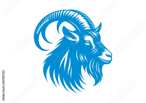 goat vector, transparent background.