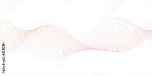 wave curve abstract presentation background. Luxury paper cut background. Abstract decoration. Abstract design smooth wave line background, vector illustration dynamic motion flow graphic. motion ligh