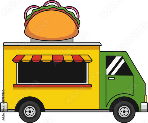 Food Truck Illustration