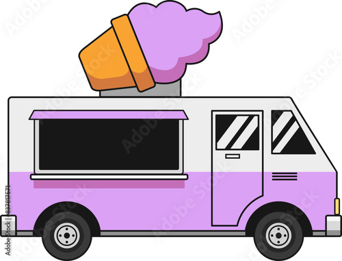 Food Truck Illustration
