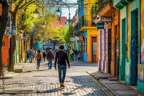Explore La Boca's Famous Caminito Street and Painted Houses in Buenos Aires photo