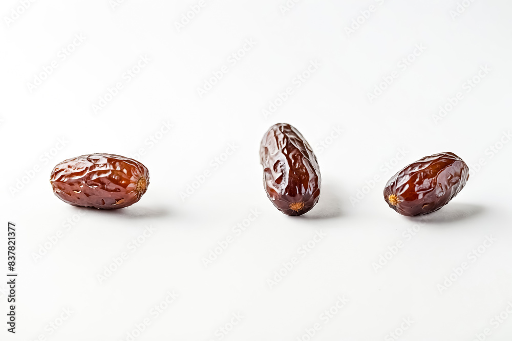 Three Dates on a White Background Three Dates on a White Background