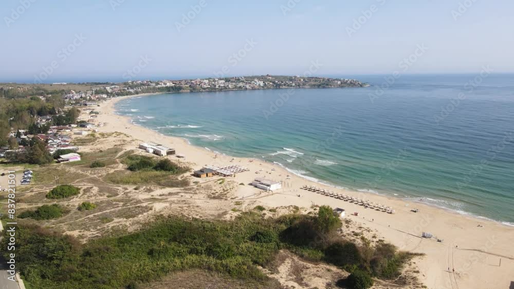 Aerial view of Smokinya Beach near Sozopol, Burgas Region, Bulgaria Aerial view of Smokinya Beach near Sozopol, Burgas Region, Bulgaria