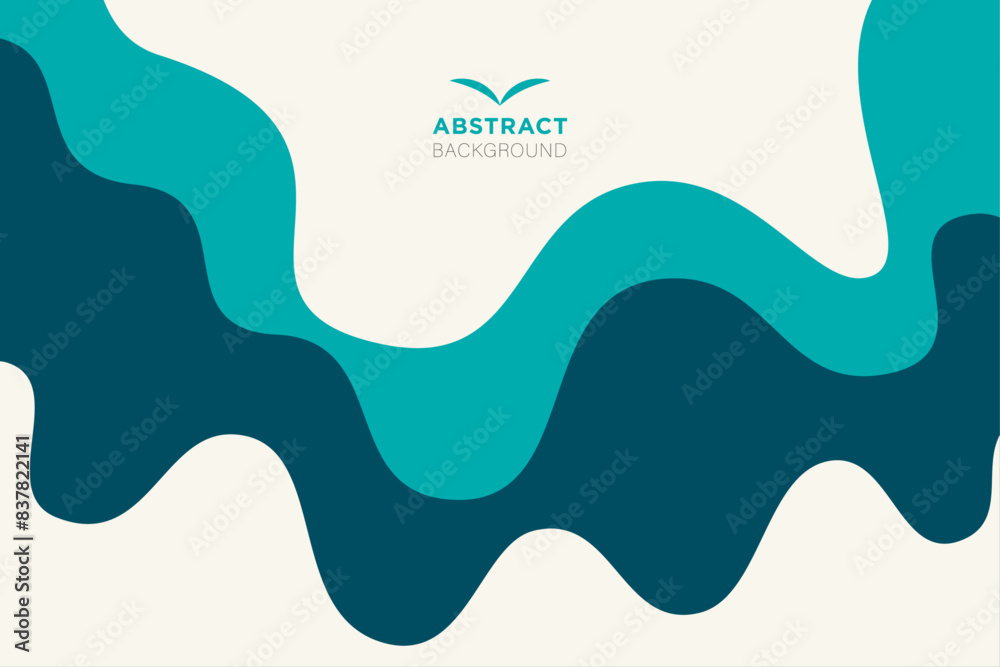Abstract background with waves in vector. Abstract background with waves in vector.