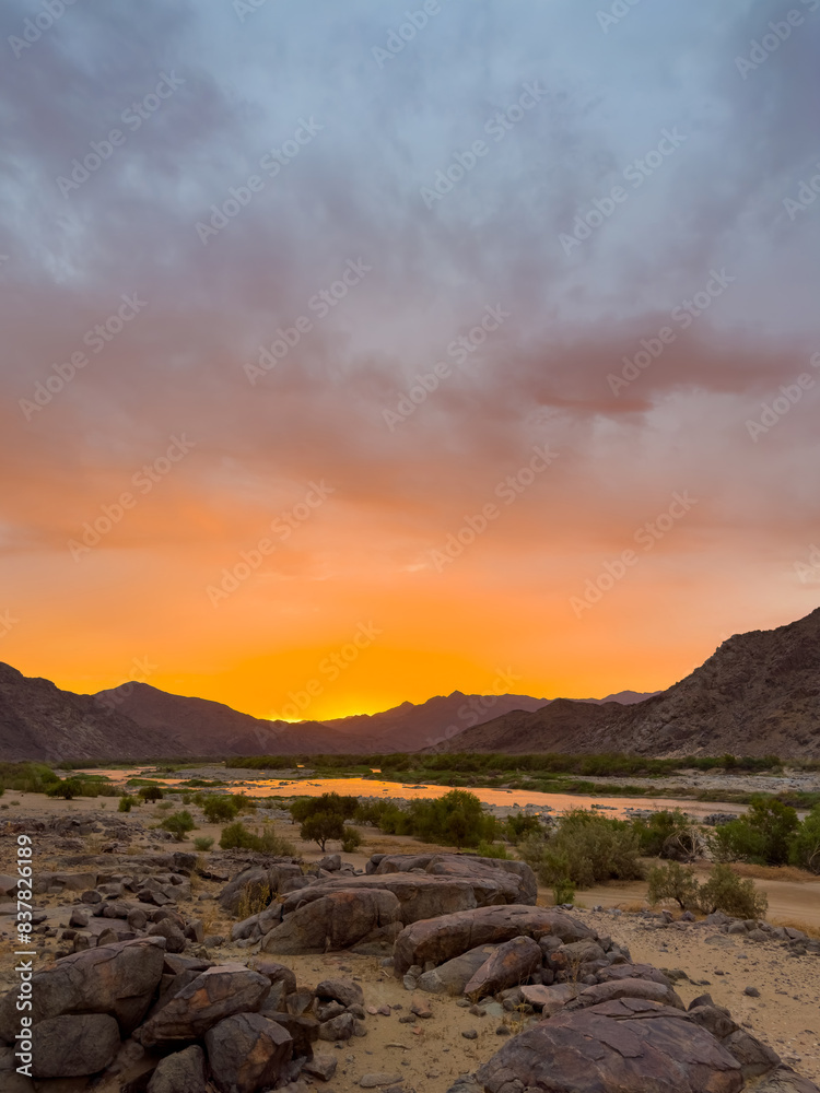 Obraz premium Arid landscape in the Richtersveld National Park