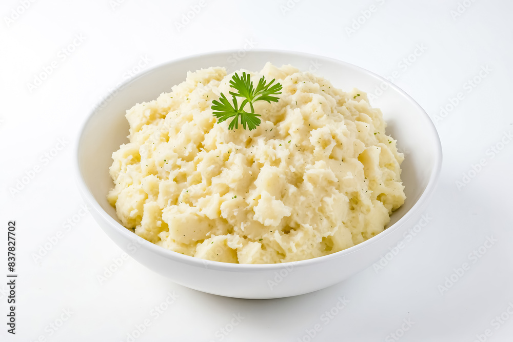 Bowl of Mashed Potatoes with Parsley Bowl of Mashed Potatoes with Parsley