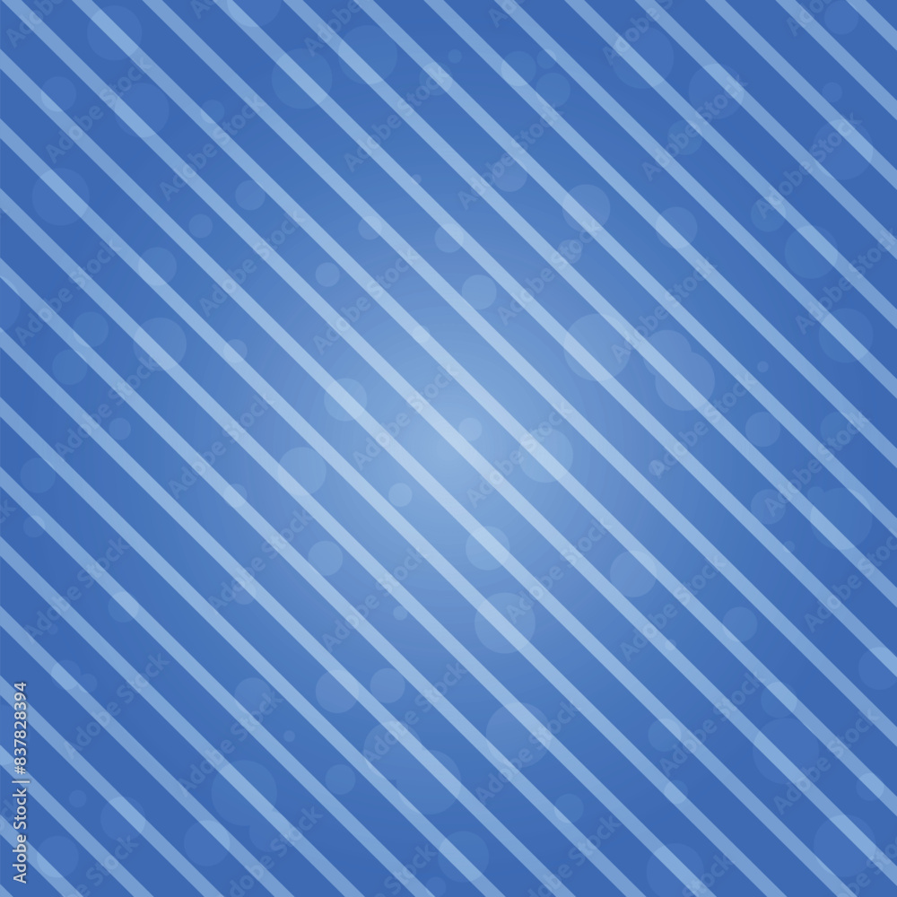 Obraz premium Beautiful soft blue background with stripe lines and bubbles. base for banners, business cards, brochure, banner, calendar