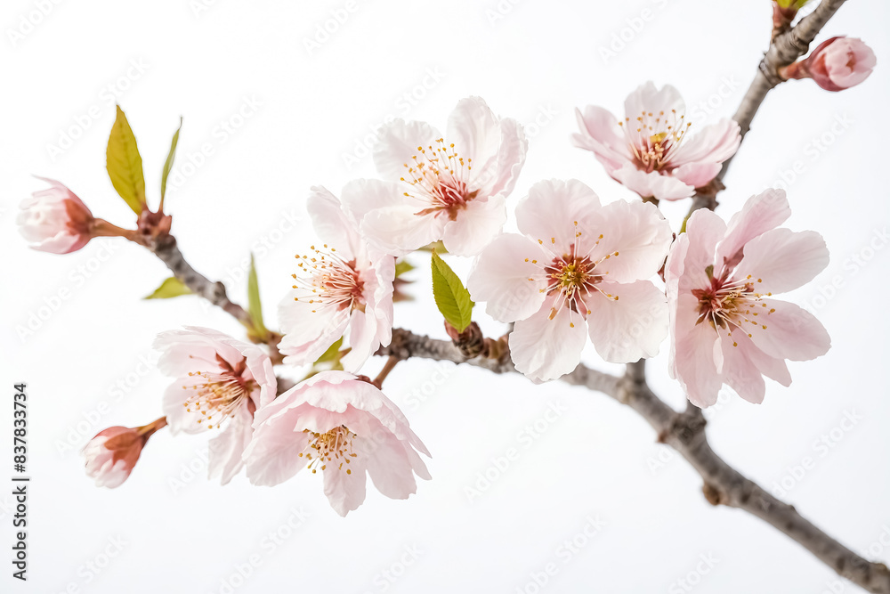 Fototapeta premium Delicate Pink Cherry Blossoms in Bloom