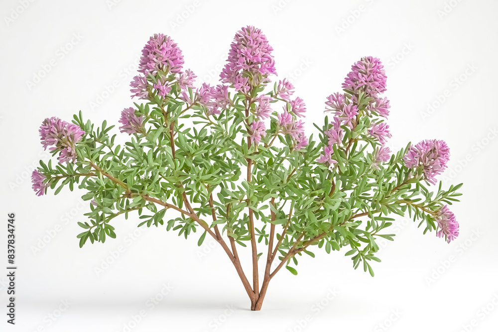 Fototapeta premium Pink Flowers in Bloom on a Branch