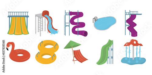Waterpark Vector Set