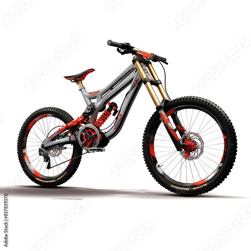 High-Performance Mountain Bike with Full Suspension and Modern Design for Off-Road Cycling Adventures