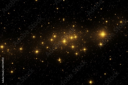Wallpaper Mural starry sky abstract golden background Torontodigital.ca