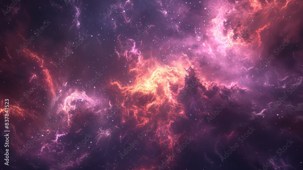 Galaxy space wallpaper featuring dark violet and light violet tones, with realistic usage of light and color, richly colored skies, and real stars AI Generative. Galaxy space wallpaper featuring dark violet and light violet tones, with realistic usage of light and color, richly colored skies, and real stars AI Generative.